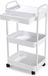 Unyqoos® Trolley de service multifonctionnelle à trois niveaux avec roues et fonction de verrouillage