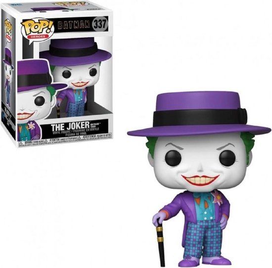Funko Pop! Heroes - Batman 1989 - Joker w.Hat - Vinyl Figure