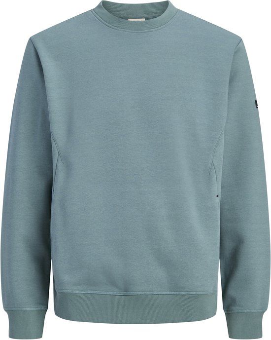 Jack & Jones Trui Jcofusion Sweat Badge Crew Neck 12293307 North Atlantic Mannen Maat - M