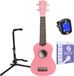 Fazley Sopraan Ukulele starterset - incl. tuner, snaren, standaard - Rose