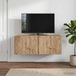 Maison Exclusive - Meuble TV mural 59,5 x 31 cm chêne artisanal bois d'ingénierie