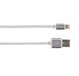 Skross Charge'n Sync Lightning Cable - 1m - Silver