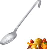 Westmark Opscheplepel Pro – Roestvrijstalen Kooklepel met Gaatjes en Ophanghaak – Zilver, 38 cm