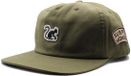 Surf Monkey 5-panel pet voor heren/dames - 100% biologisch katoen - One size (olijfgroen)