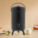 SANBOUSI Icecat Distributeur De Boissons Chaudes, Distributeur De Boissons Isolé En Acier Inoxydable Distributeur De Boissons Froides Et Chaudes Avec Thermomètre – Distributeur D'Eau De 10 Litres Avec Robinet Pour Th