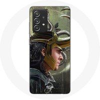 Maniacase Etui voor Samsung Galaxy A33 5G Loki Thor Ragnarok met Headset Fanart Seizoen 1