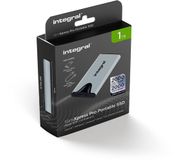 Integral SlimXpress Pro INSSD1TPORT3.2SLIMXS externe solide-state drive Thunderbolt technologie 1 TB USB Type-C USB 3.2 Gen 2x2 Zilver