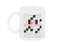 O.P.S. Gepersonaliseerde keramische mok met grappige spreuken en aantrekkelijk ontwerp, geschikt voor oven, magnetron, vaatwasser, inhoud 350 ml, formaat 10 x 8 x 8 cm, kruiswoordpuzzel