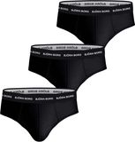 Björn Borg Cotton Stretch brief - heren slips (3-pack) - zwart