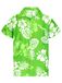 King Kameha Mono_hibiscus_bloemen heren Overhemd