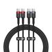 Baseus Cafule USB-C naar USB-C kabel 2m 100W Zwart/Grijs/Rood