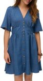 Vero Moda Melaney Robe Femme Bleu