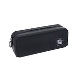 Grafoplás Zwarte siliconen etui, 20 x 7,5 x 7,5 cm, zacht gevoel, flexibel, waterdicht, bits&bobs pop-up design, levendige kleuren, Zwart, 20x7,5x7,5cm, school
