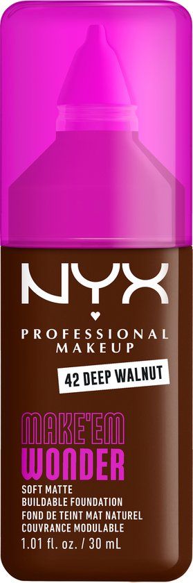 NYX Professional Make Up Make 'EM Wonder Foundation - Deep Walnut