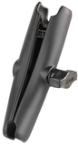 RAM Mounts RAM-B-201-C Double Socket Arm - Black, Aluminum, 152.4mm