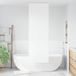 Maison Exclusive - Rideau de douche avec caisse intégrée, dimensions 80x240 cm, largeur du tissu : 76 cm