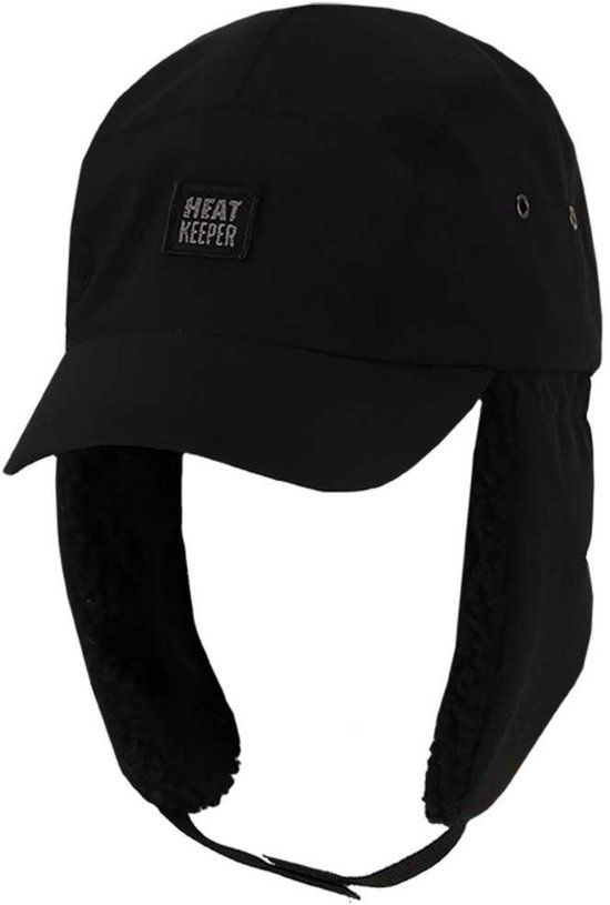 Heatkeeper - Heren - Thermo Muts - Trapper Hat Shell - Zwart