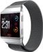 By Qubix Qubix - Compatible Fitbit Ionic Milanese Bandje - Large - Zwart