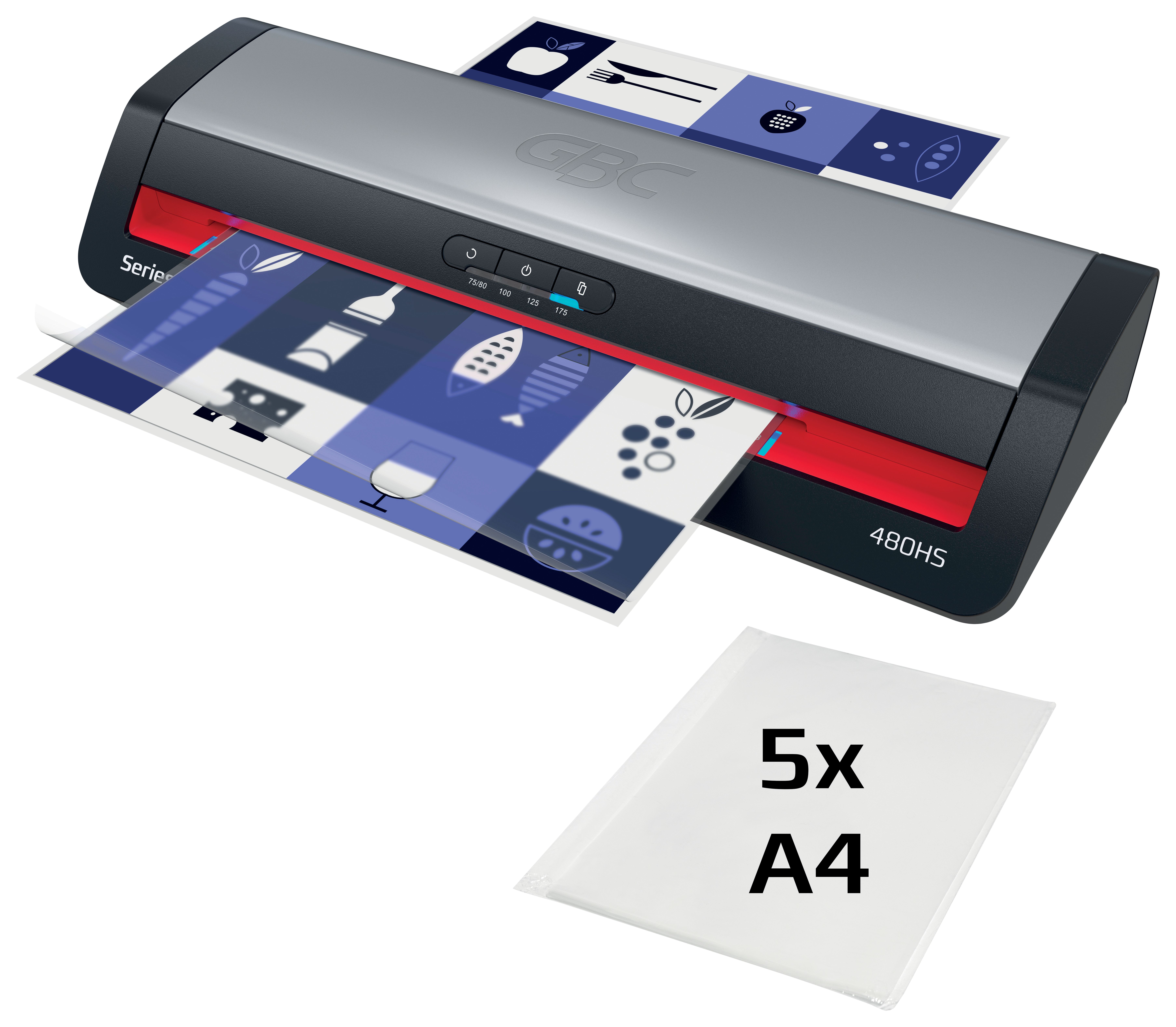 GBC 4410072EU Warme lamineermachine A3 800 mm/min Zwart, Roestvrijstaal