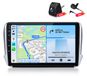 Peugeot Autoradio 4+64 Go avec caméra et microphone, compatible avec CarPlay, Android Auto, WiFi, GPS, navigation, RDS, DSP, DAB+, Bluetooth, écran de 10 pouces, pour Peugeot 208 et 2008, modèles de 2012 à 2018