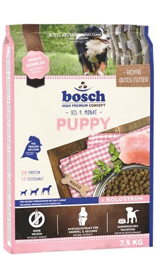 Bosch HPC Puppy | Droog hondenvoer voor puppy's tot 4 maanden | 1 x 7,5 kg