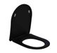 Wiesbaden WB Shade Slim siège de toilette abattant une touche mat noir