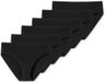 SCHIESSER Slip Set van 6 Zwart Dames 42