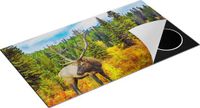 Chefcare Inductie Beschermer Hert in de Herfst Bos - 95x55 cm - Inductie Mat