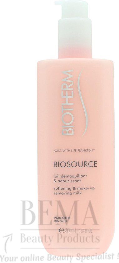 Biotherm Biosource Softening & Make-up Removing Milk - 400 ml