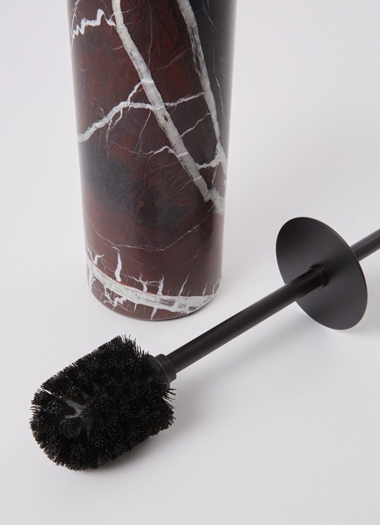 Aquanova Mundo toiletborstel met houder 38,5 cm - rood