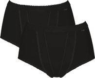 Sloggi Women Control Maxi (2-pack) - dames slip - zwart