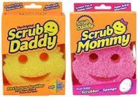 Scrub Daddy Scrub Mommy Pink & Scrub Daddy Origineel - Dubbelzijdige Schoonmaakspong