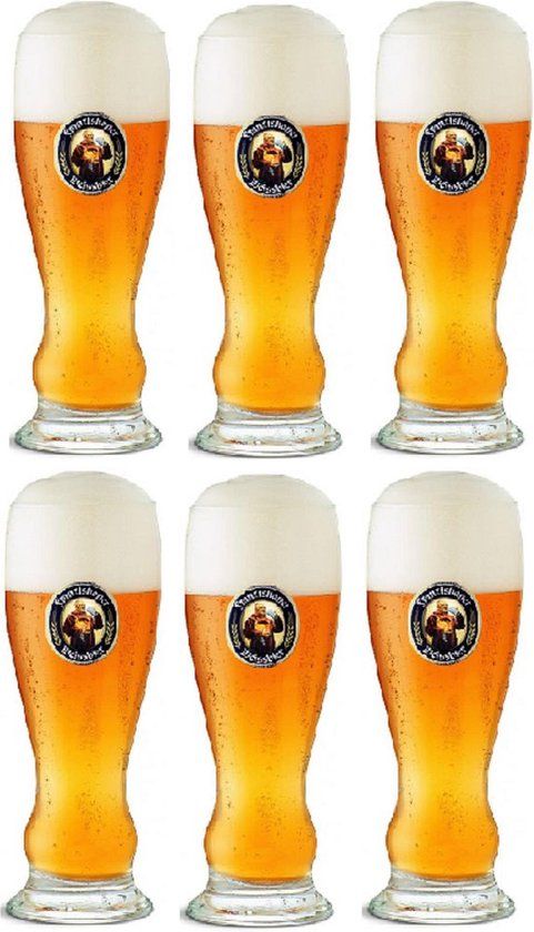 Franziskaner Weizen Bierglas - 500 ml - 6 stuks