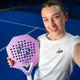 Stiga Cybershape 18K LW Amanda Girdo Edt Padelracket