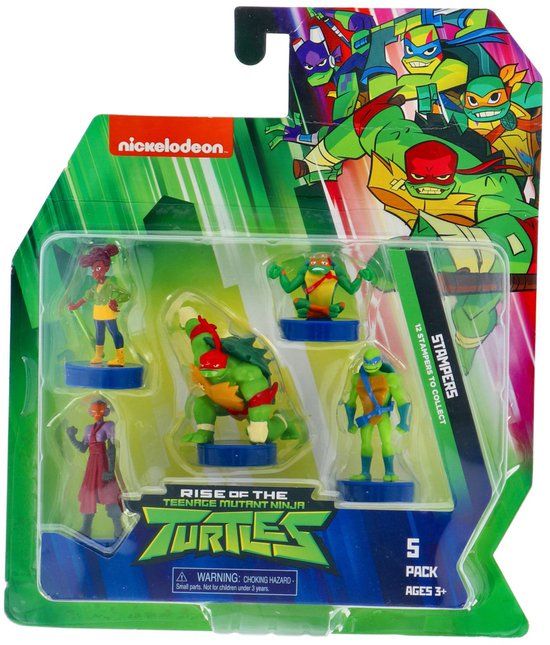 Overige merken Teenage Mutant Ninja Turtles Stempel Pack 5 Stuks