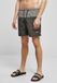 Urban Classics Block Zwemshorts Mannen Zwart/Grijs 3XL