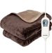 Auronic Elektrische Deken - 1 Persoons - 160 x 120cm - Bruin