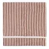 Yard Hebden Gestreepte katoenen badstof badhanddoek (Pecan, 70 x 130 cm)