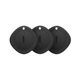Reiszoeker 3-pack, zwart, compact, eenvoudig te bedienen, met Bluetooth-tracking-technologie en oplaadbare batterij