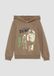 s.Oliver Warm sweatshirt met capuchon en glow in the dark-print