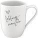 Villeroy & Boch Becher mit Henkel 'Lieblingsmensch' Statement 290 ml