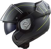 LS2 FF906 Advant Cooper Mat Titanium Zwart Systeemhelm - Maat 3XL