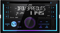 JVC KW-DB93BT 2DIN USB/CD-Autoradio met ingebouwde Bluetooth &amp; digitale DAB+ radio. Geschikt voor Spotify &amp;iPod/iPhone