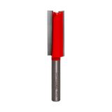 Freud 12mm (Dia.) Dubbele Fluit Rechte Bit met 1/4" schacht (04-528)