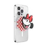 PopSockets Ronde telefoongreep compatibel met MagSafe, inclusief adapterring, telefoonhouder, compatibel met draadloos opladen - Classic Minnie