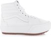 Vans UA SK8-Hi Stacked Hoge sneakers Dames Wit Canvas Rubber