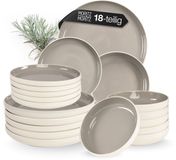 Moritz & Moritz CAVO 18-delige serviesset voor 6 personen, steenkleur