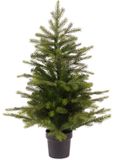 Everlands Kaemingk Everlands Grandis Kunstkerstboom, hoogte 60 cm, diameter 44 cm, in pot, groen
