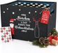 oCreon Bier-adventskalender voor mannen van vilt voor bierkratten - Incl. 24 stickers - Die de voorpret op Kerstmis met elk bier verhogen