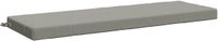 vidaXL - Bankkussen - SOEST - 100% Polyester - Grijs - 150 x 50 x 8 cm
